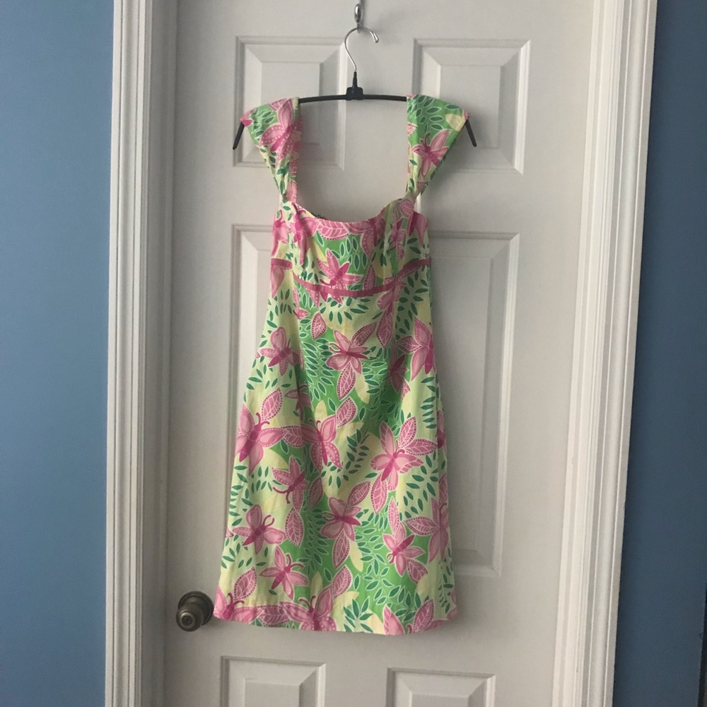 Lilly Pulitzer 90’s Capped Sleeved Dress